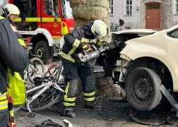 Taxi Kracht In Jena Gegen Baum 03
